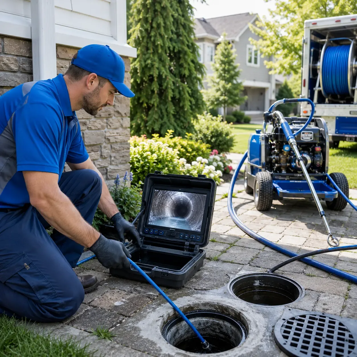 Outdoor drain cleaning professionals serving Camp, AR